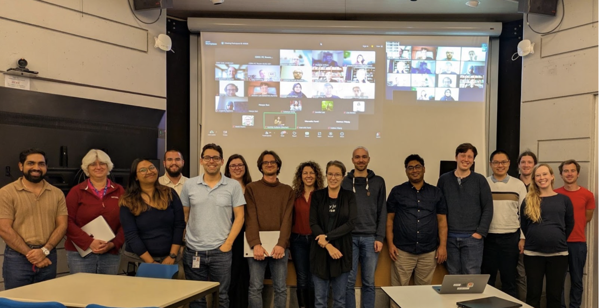 Group photo Dark Showers 2025 EP newsletter